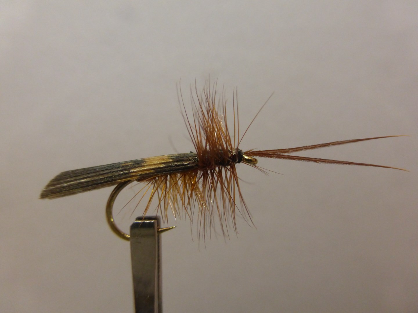 Size 10 Brown Sedge Horned barbless